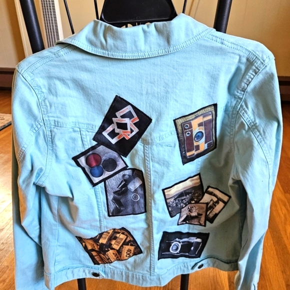 Kodak photo embroidered denim jacket - Picture 5 of 6